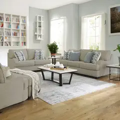 GENERICO - Juego de sala 3-2-1 Velora + Banqueta baúl de regalo