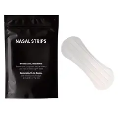 GENERICO - Tiras Nasales Dilatador para Dormir Correr Deportivo Antirronquidos Pack x30 TRANSPARENTE