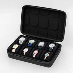 STRIVE - ORGANIZADOR DE PORTA RELOJES TELA PREMIUM OXFORD REPELENTE 3 A 10 RELOJES