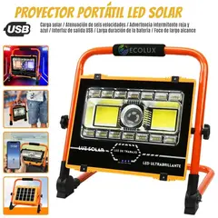 OEM - Lampara portátil recargable con panel solar