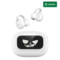 UGREEN - Audifonos ClipBuds Magic, Pantalla Smart LCD IPX5 Bluetooth 5.4