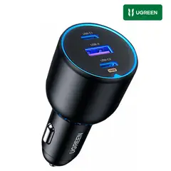 UGREEN - Cargador Carro 130W USB-A 2X USB para iPhone 17 Xiaomi Galaxy