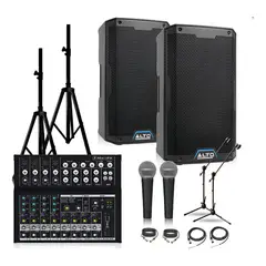 ALTO - Kit Audio TS415 + Mezcladora Mackie Mix12