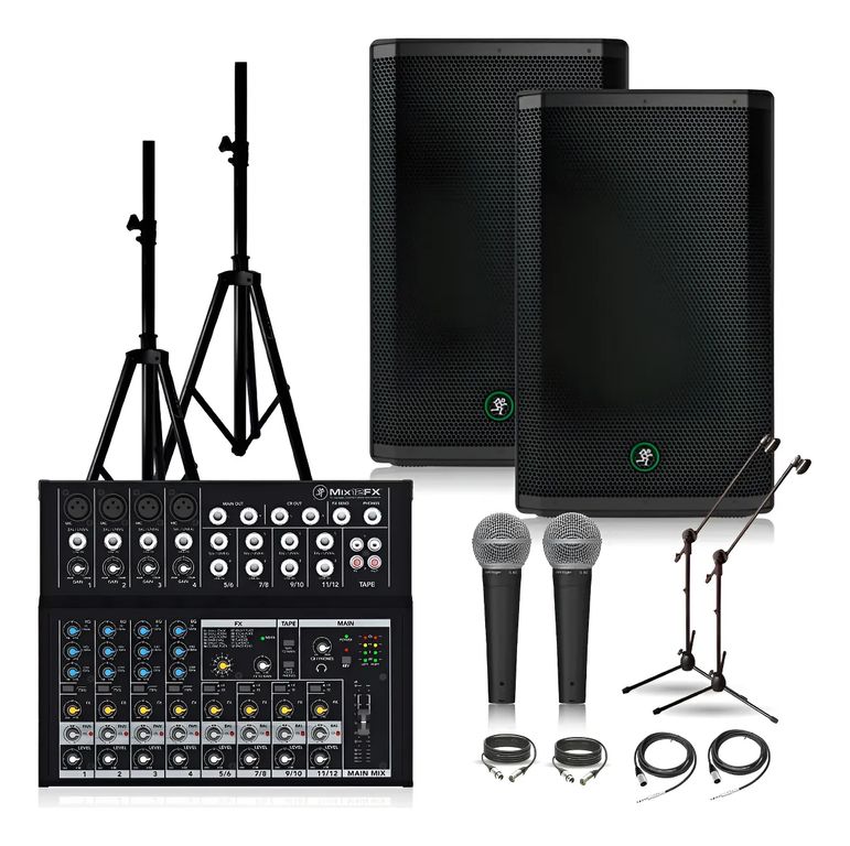 Kit Audio Thrash215 + Mezcladora Mix12