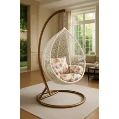 GENERICO - SILLA COLGANTE DE TERRAZA SILLÓN DE RATAN JARDÍN PLAYA