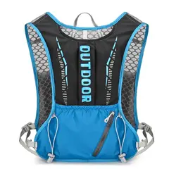 GENERICO - Mochila chaleco de hidratación multifuncional trail running deporte - AZUL