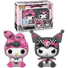 FUNKO - My Melody y Kuromi Llaveros - Pocket Keychain Sanrio 2pack
