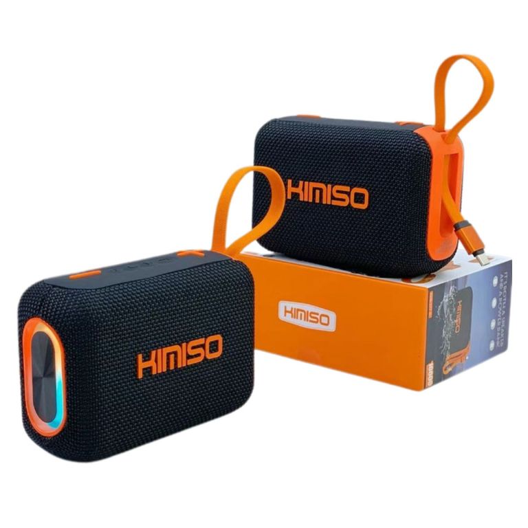 Parlante Portátil Bluetooth Kimiso KMS-277C 10W con Power Bank y Luces RGB