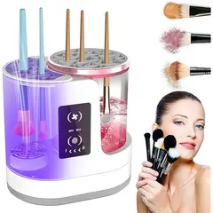 OEM - Limpiador de brochas eléctrico 3 en 1 Lava Seca y Esteriliza