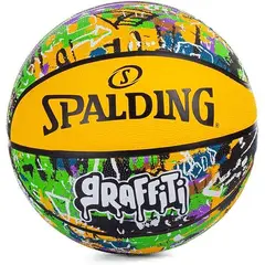 GENERICO - Pelota de Basket Spalding Graffiti Amarillo N7