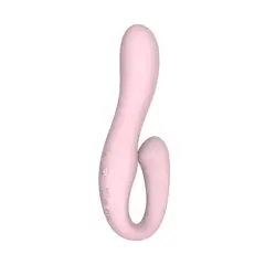 GENERICO - Vibrador Doble Premium Selina Strap-On Dildo Doble Silicona
