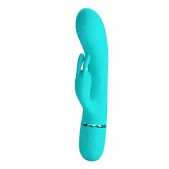 PRETTY LOVE - Vibrador Rabbit Sexual Scocco Femenino Silicona Super Suave