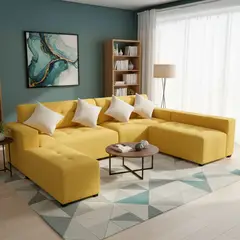 GENERICO - Seccional derecho + puff Vetra Ambienta Home