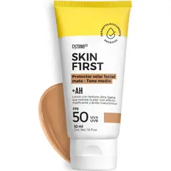 Cyzone - Protector Solar Facial Skin First de 50ML - MEDIO