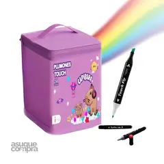 GENERICO - PLUMONES TOUCH 24 COLORES CAPIBARA MORADO JS