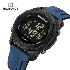 NAVIFORCE - Reloj NF7104 Digital Correa Azul de silicona