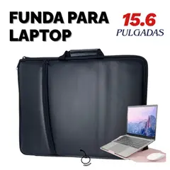 GENERICO - FUNDA MALETIN ACOLCHADA PARA LAPTOP DE 156 CON ASA DOBLE CIERRE Y COMPATIMIENTO