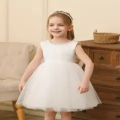 GENERICO - VESTIDO PARA NIÑA BEBE BAUTIZOS