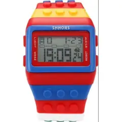SHHORS - Reloj de pulsera deportivo diseño de bloques