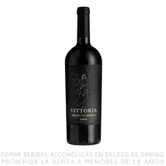 VITTORIA - Vino Tinto Blend Gran Reserva Botella 750ml