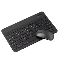 GENERICO - TECLADO Y MOUSE BLUETOOTH RECARGABLE TV LAPTOP CELULAR TABLET PC