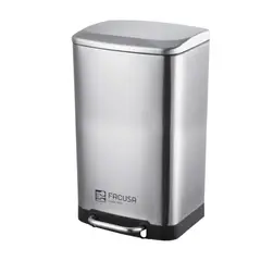 GENERICO - PAPELERA FACUSA 30LT INOX C/PEDAL (34x30.5x61.5cm)