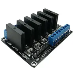 GENERICO - Módulo Relé Rele Relay de Estado Sólido 5V 6 Canales con Fusible – Control AC 240V 2A