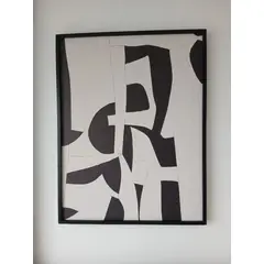 GENERICO - Cuadro “Contrastes” – Acrílico sobre Lienzo con Marco – 100 cm x 80 cm