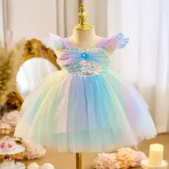 GENERICO - VESTIDO DE NIÑA BEBE DE SIRENA