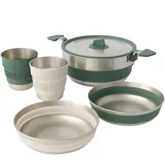SEA TO SUMMIT - Set de cocina de acero 5 piezas Frontier