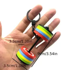 INDEPENDIENTE - Llavero Mini Barra Desmontable de Gym Valuma