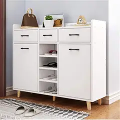 GENERICO - Zapatea con Gran capacidad Tadeu Armado Blanco Amore Home