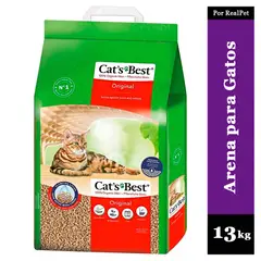 CATS BEST - Arena para Gatos Original 13 kg