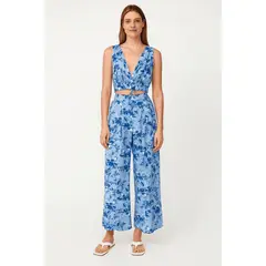 AMA OUTFITTERS - SET TOP Y PALAZO PRINT