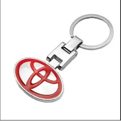 GENERICO - LLAVERO METALICO TOYOTA rojo