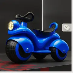 GENERICO - Moto Futurista para Niños con Batería Recargable 6V Color Azul