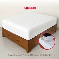VIURE - Protector 100% Impermeable de Colchón - Queen