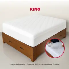 VIURE - Protector 100% Impermeable de Colchón - King
