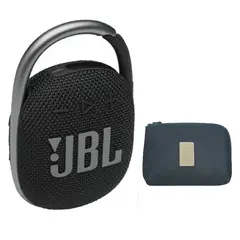 JBL - Parlante Bluetooth Clip 4 Negro y Estuche