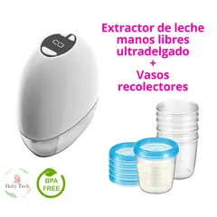 GENERICO - Extractor de Leche Manos LIbres Ultradelgado Vasos