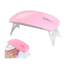 GENERICO - Mini Secador de uñas, Lampara LUZ LED 3 en 1 LED/UV