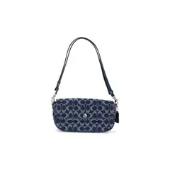 COACH - Retail Bolso de hombro cruzado para mujer de mezclilla o denim