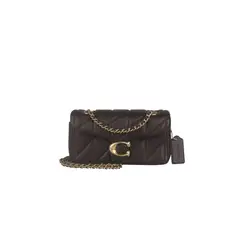 COACH - Retail Bolso de hombro cruzado con cadena para mujer de cuero