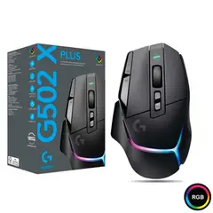 LOGITECH - G502 X PLUS LIGHTSPEED Wireless Mouse 25K DPI LIGHTFORCE Negro