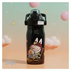 GENERICO - Tomatodo Kawaii Térmico Bubu Negro Escolar Infantil JS