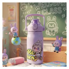 GENERICO - Tomatodo Kawaii Térmico Bubu Morado Escolar Infantil JS