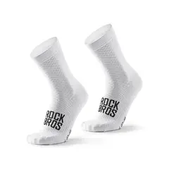 ROCKBROS - Medias de Ciclismo Blanca