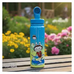 GENERICO - Tomatodo Kawaii Térmico Bubu Celeste Escolar Infantil JS