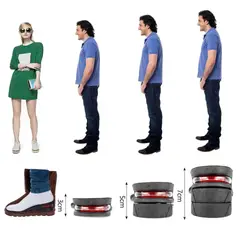 OEM - Plantillas Elévate crece 7cm Al Instante talla recortable UNISEX