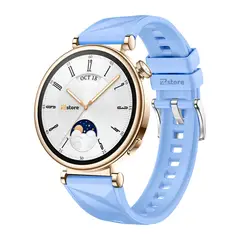 GENERICO - Correa de Silicona Para Huawei Watch GT4 41mm Celeste Lavanda